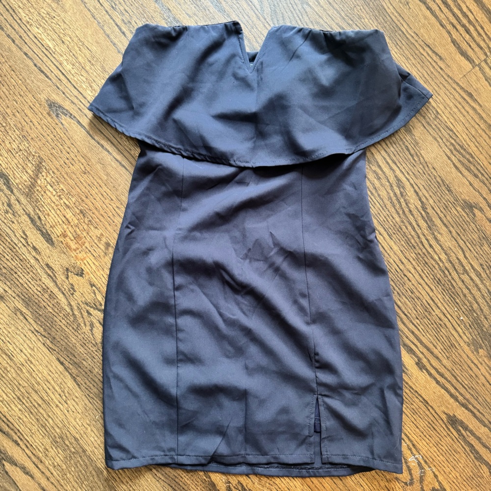 She + Sky Strapless Dress